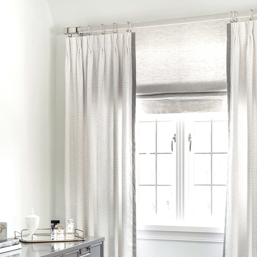 ACRYLIC SQUARE DRAPERY HARDWARE