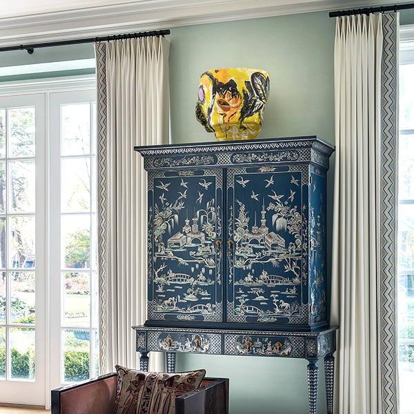Brimar Fifth Avenue Drapery Rods in Lake Forest Showhouse