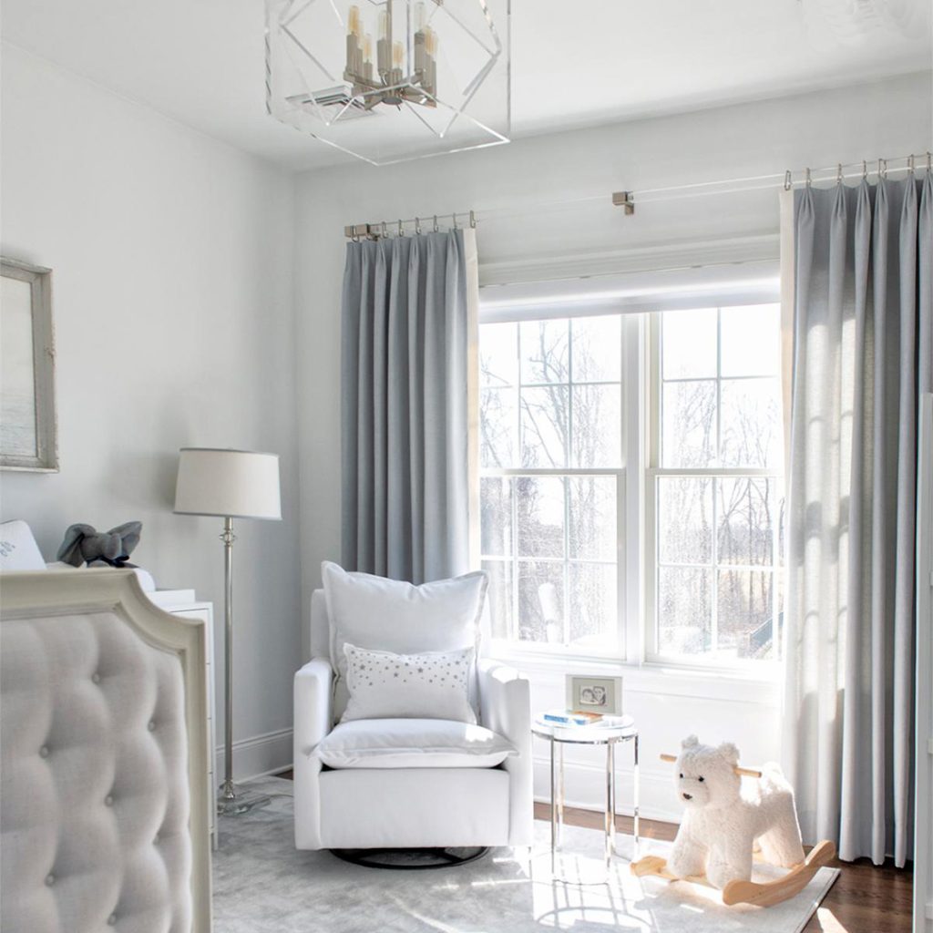 Brimar Cube Drapery Hardware in Nursery