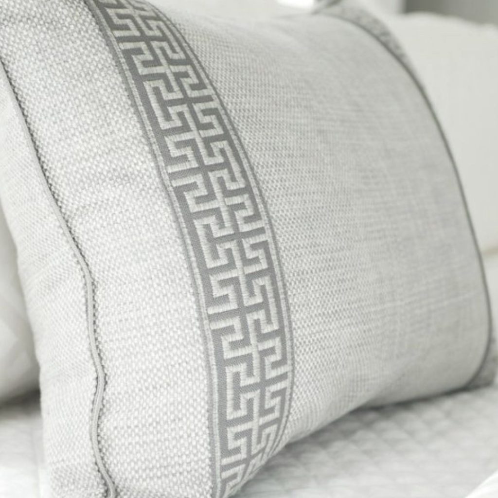 Brimar Greek Key Trim on Pillow