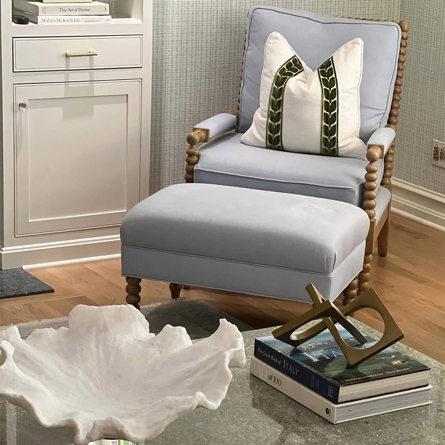 Brimar Velvet Tulip Trim on Throw Pillow