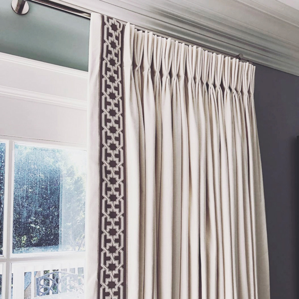 Brimar Border Trim on Curtain
