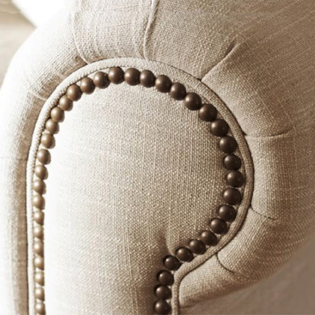 Brimar Nails on Upholstered Chair Arm