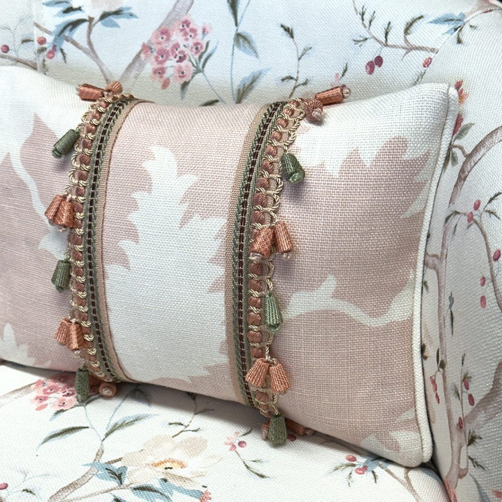 Brimar Renaissance Bell Fringe on Pillow
