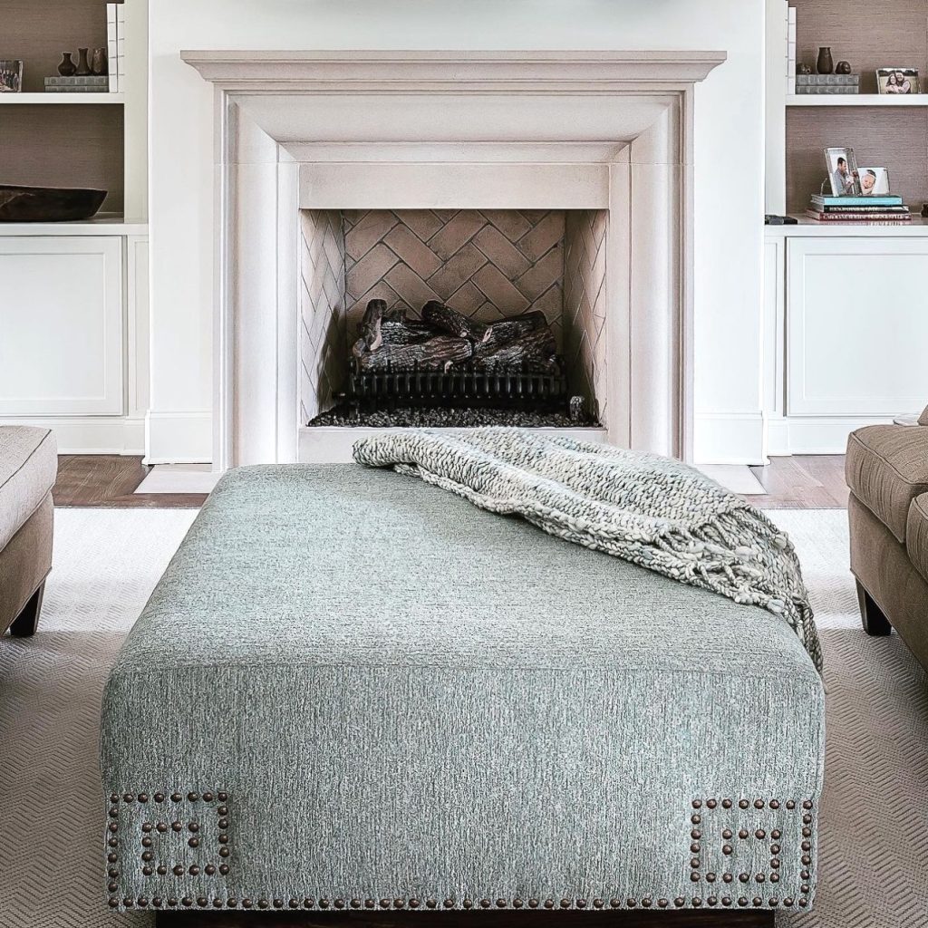 Brimar Nailheads on Ottoman