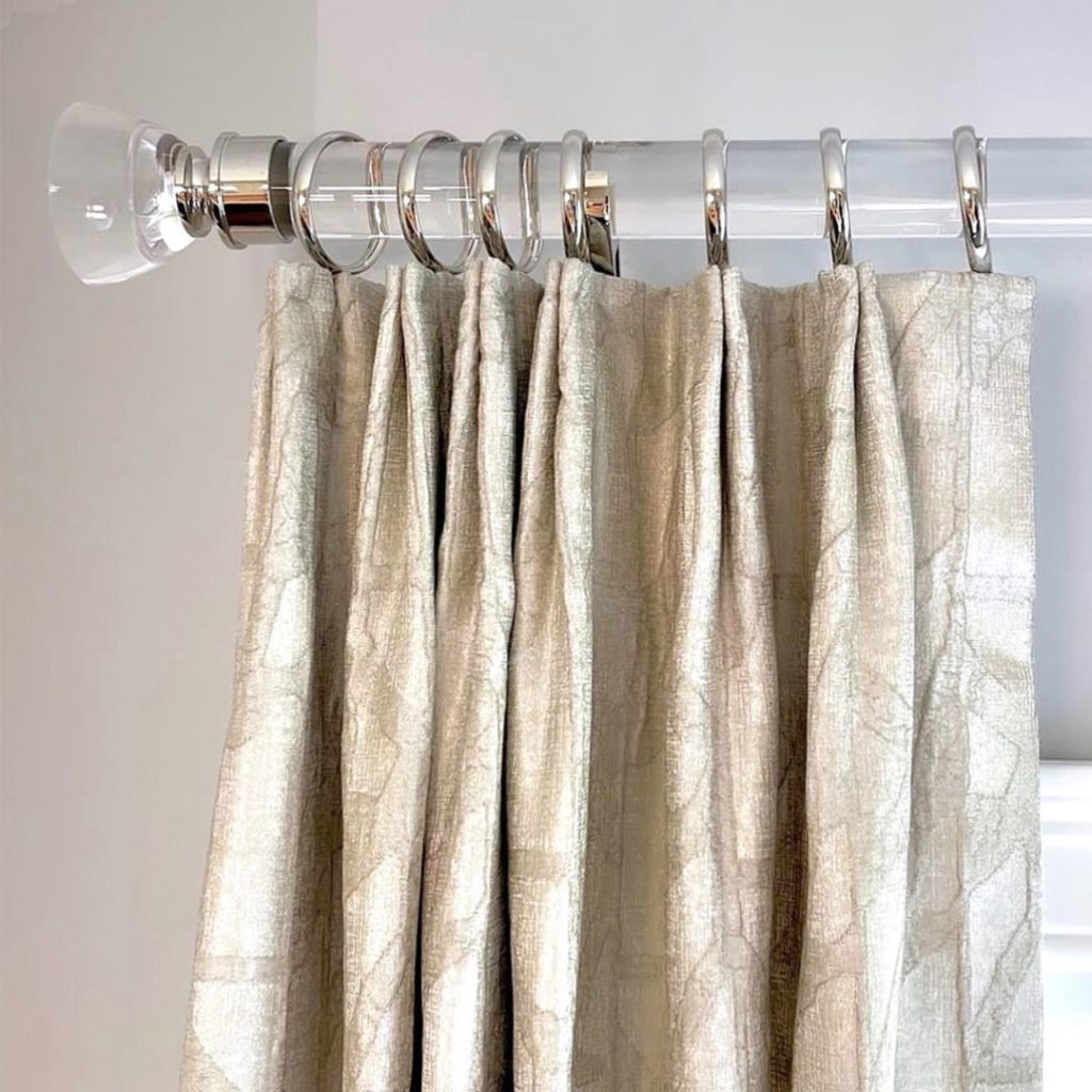 Brimar Acrylic Stone Gate Drapery Hardware
