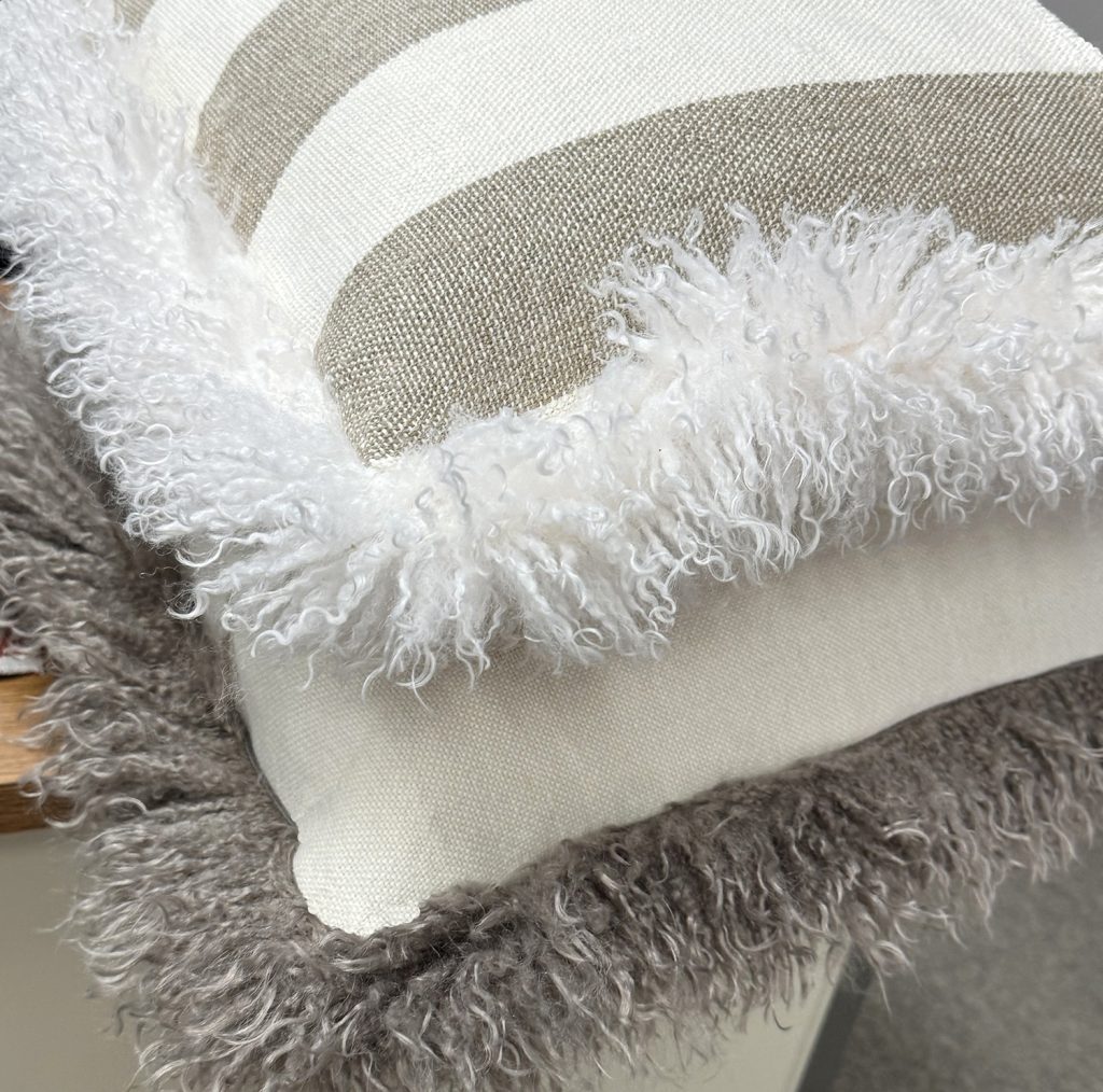 Brimar Woolly Fringe on Pillows