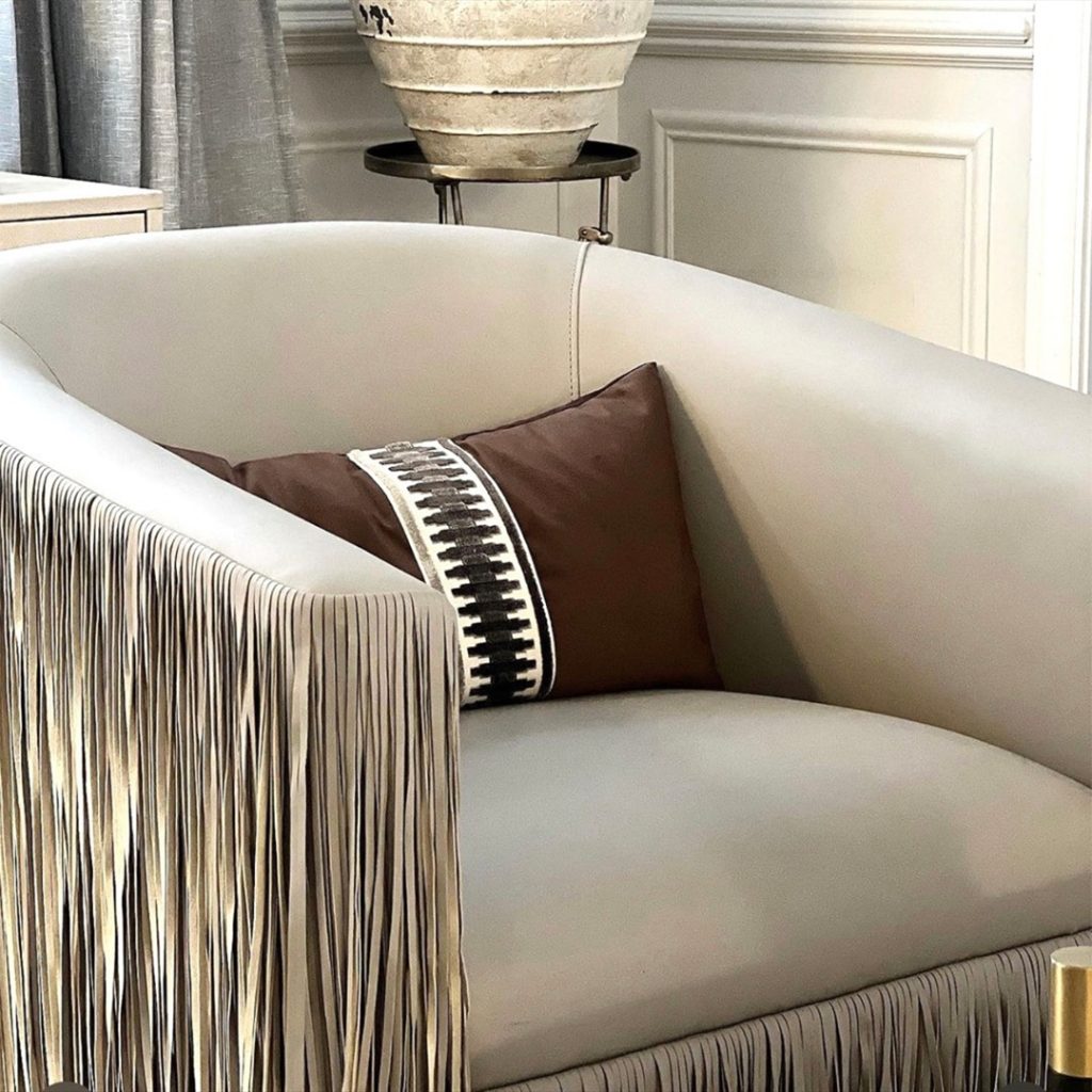 Brimar Bolzano Border Trim on Pillow Accent