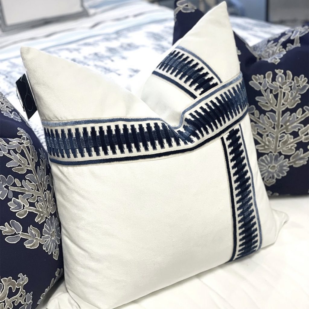 Brimar Bolzano Tape Trim on Pillow
